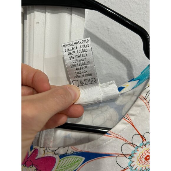 Chadwicks Womens Multicolor Floral Sleeveless Dress SZ 16 - Picture 6 of 8